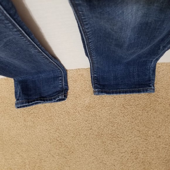 Lucky Brand jeans 8/29 Lolita Capri denim whiskered cropped stretch - Picture 7 of 15